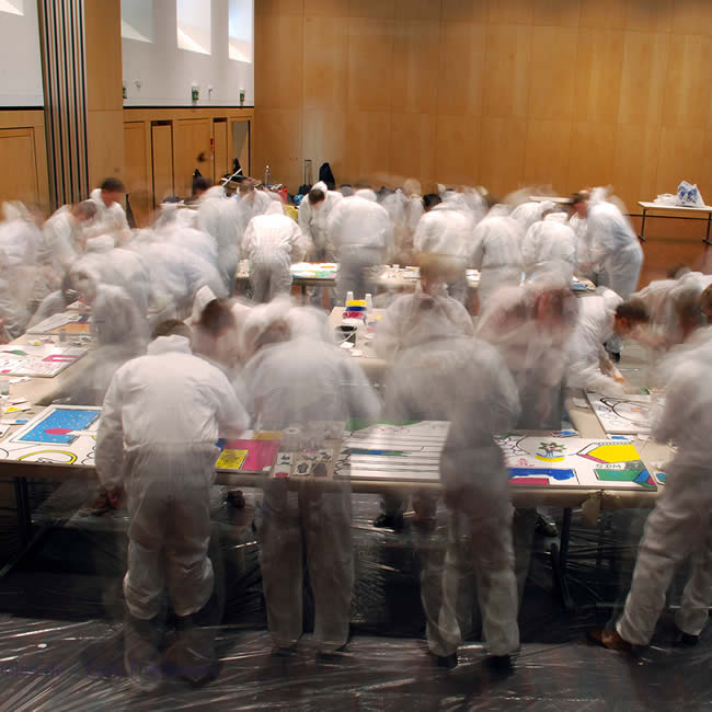 Kresatives Teambuilding mit FIRMEN MALEN
