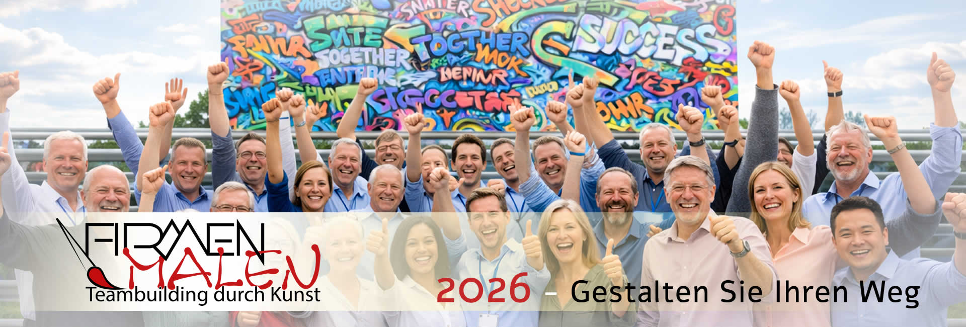 FIRMEN MALEN - Teambuilding durch Kunst