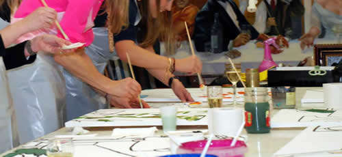 kreaives Teambuilding für erfolgreiche Unternehmen - FIRMEN MALEN