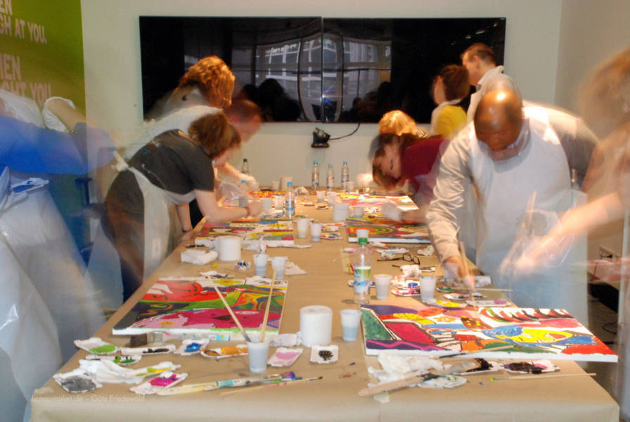 Idee für ein kreatives Teambuilding im Unternehmen