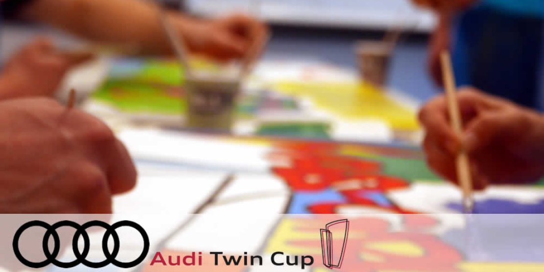 FIRMEN MALEN beim Audi Twin-Cup in Neckarsulm