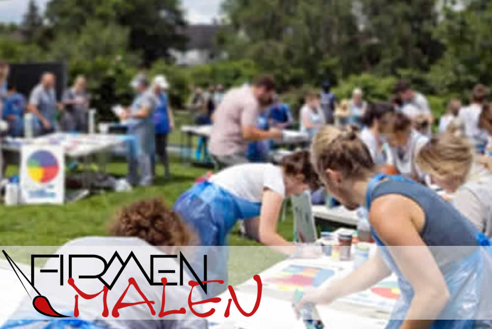Energiegeladene Kreativsession mit FIRMEN MALEN in Düsseldorf